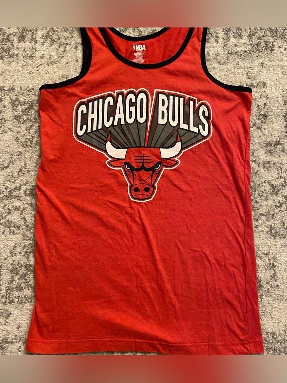NBA Chicago Bulls Red Tank Top Size Small